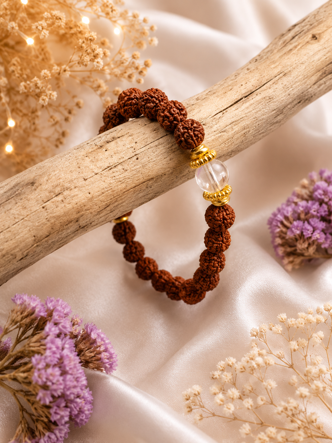 Rudraksha & Cristal