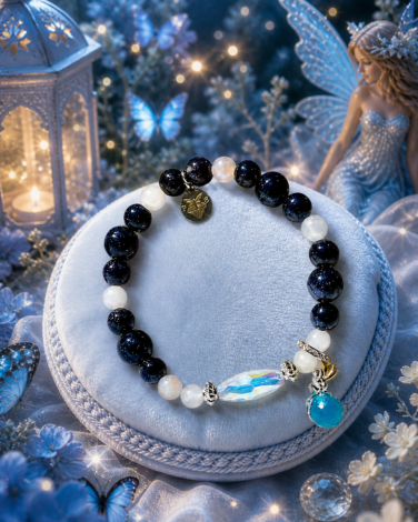 Bracelets des fées de l'Oracle Fairies-Stones en pierres naturelles
