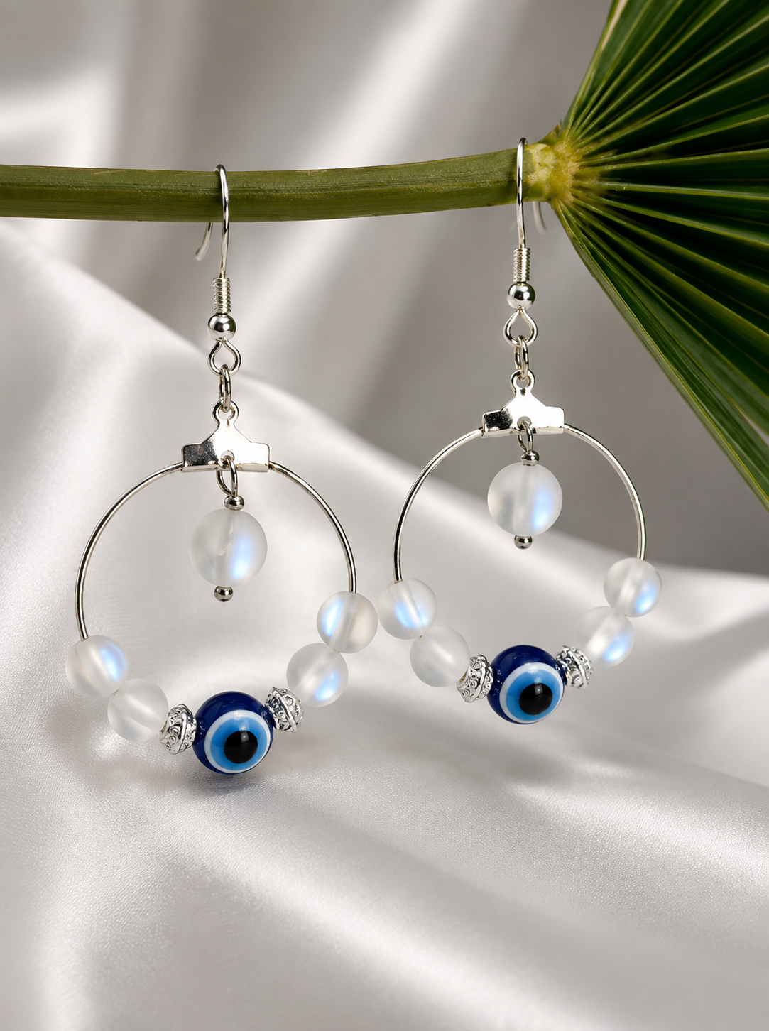 Boucles d'Oreilles Mauvais Oeil - Fairies Stones